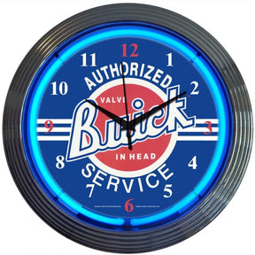 GM Buick Service Neon Clock-Clocks-Grease Monkey Garage