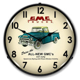 GMC Trucks 1956 Backlit LED Clock-LED Clocks-Grease Monkey Garage