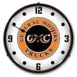GMC Trucks Backlit LED Clock-LED Clocks-Grease Monkey Garage