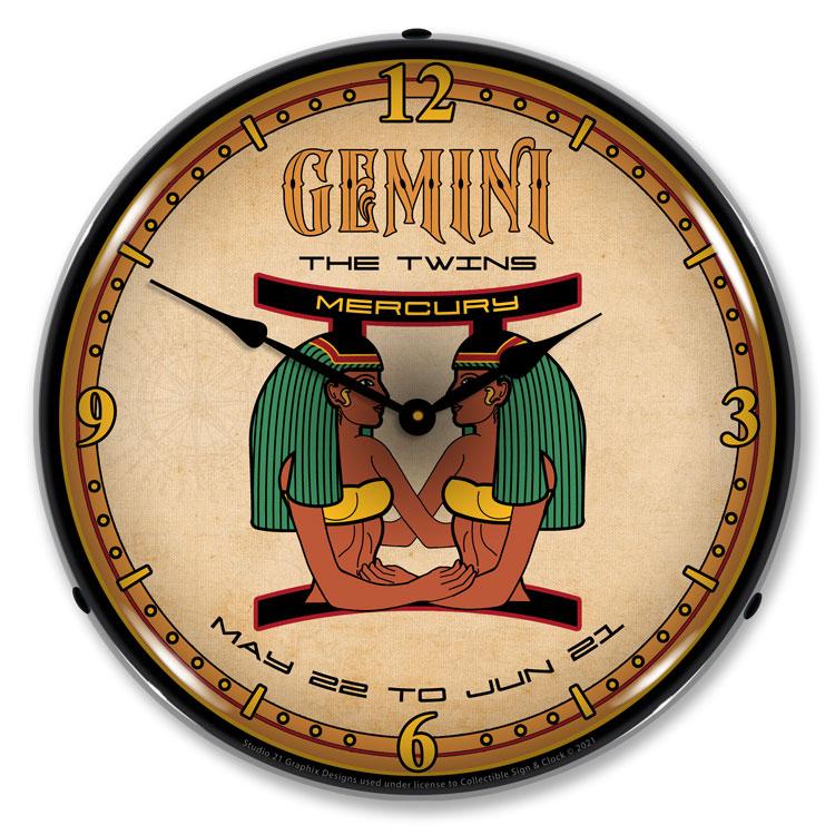 Gemini LED Clock-LED Clocks-Grease Monkey Garage