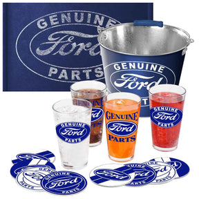 Genuine Ford Parts Party Bucket Set - Blue-Grease Monkey Garage