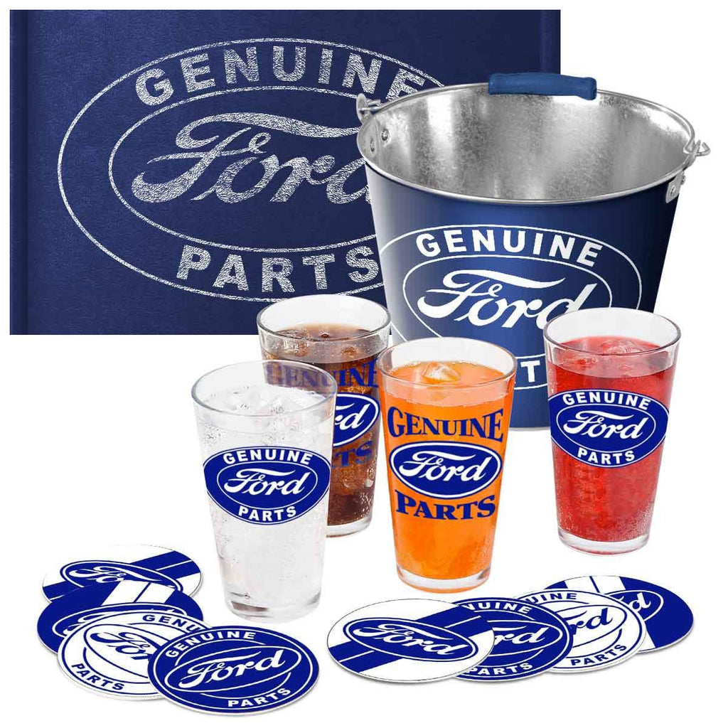 Genuine Ford Parts Party Bucket Set - Blue-Grease Monkey Garage