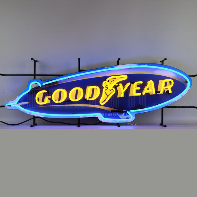 Goodyear Blimp Neon Sign-Neon Signs-Grease Monkey Garage