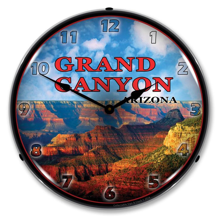 Grand Canyon LED Clock-LED Clocks-Grease Monkey Garage