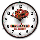 Hancock Gas Backlit LED Clock-LED Clocks-Grease Monkey Garage