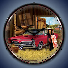 Hidden Treasures GTO Backlit LED Clock-LED Clocks-Grease Monkey Garage