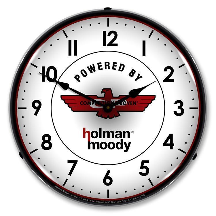 Holman Moody Backlit LED Clock-LED Clocks-Grease Monkey Garage