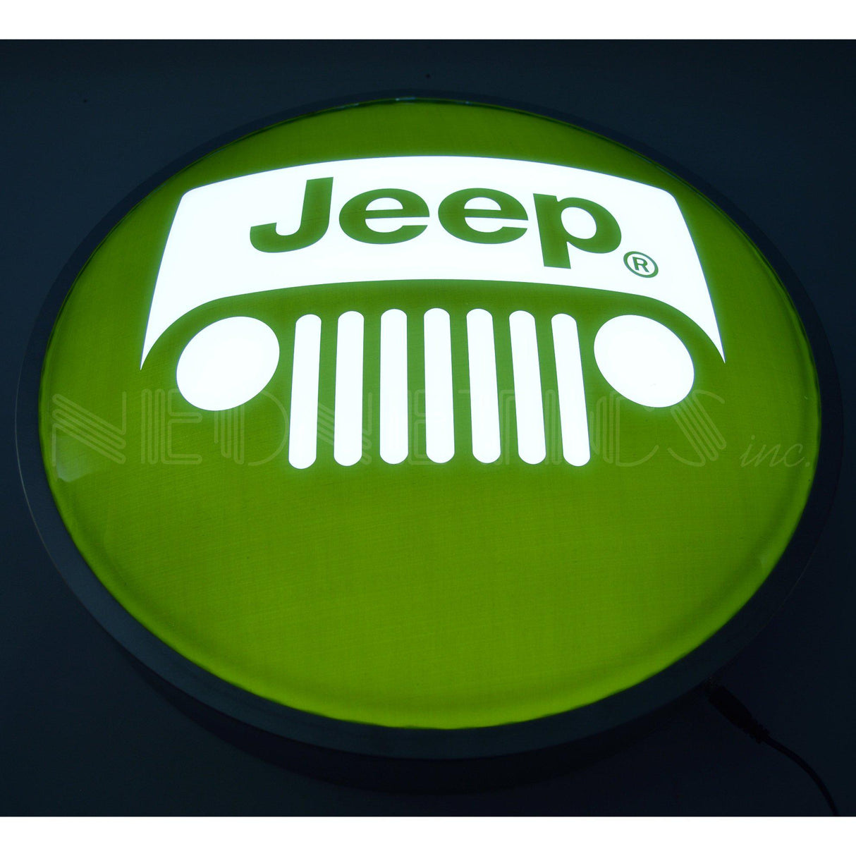 Jeep Backlit LED Sign (15")-LED Signs-Grease Monkey Garage