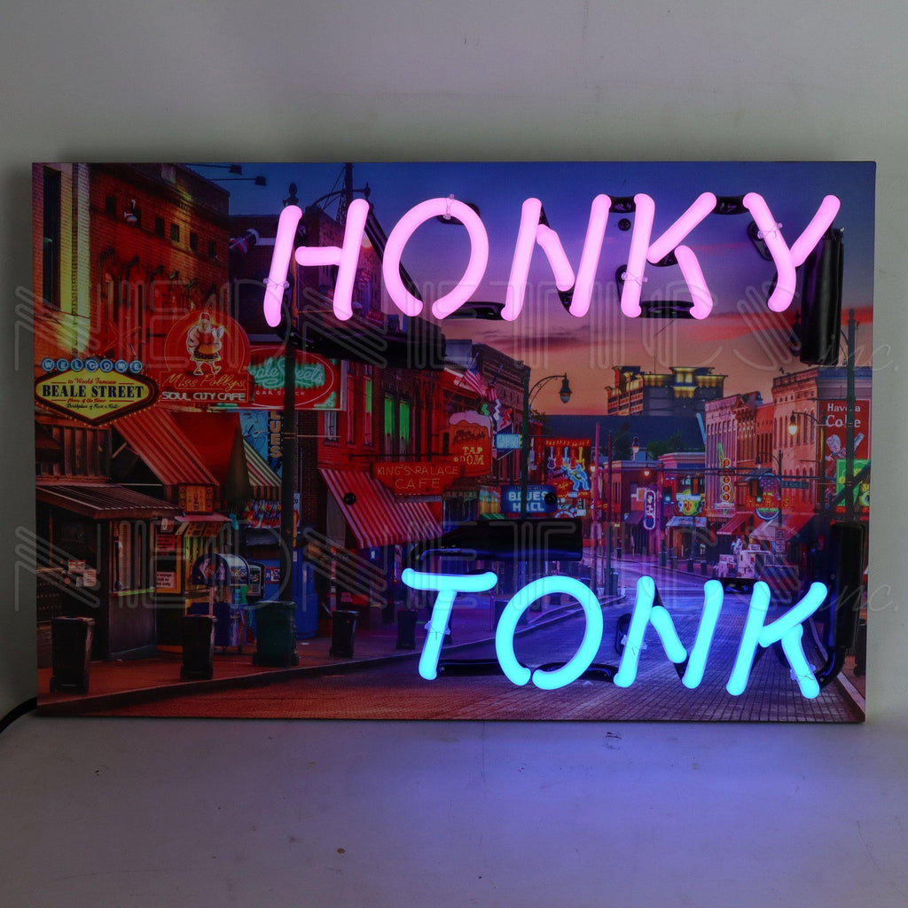 Junior Honky Tonk Neon Sign-Neon Signs-Grease Monkey Garage