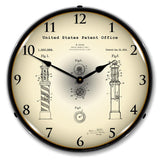 Kavan Rotary Barber Pole1920 Patent Backlit LED Clock-LED Clocks-Grease Monkey Garage