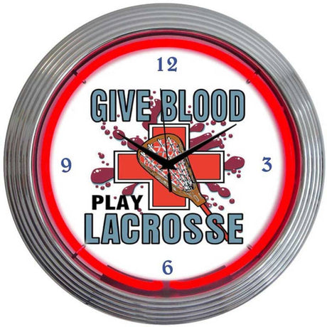 Grease Monkey Garage Lacrosse Neon Clock