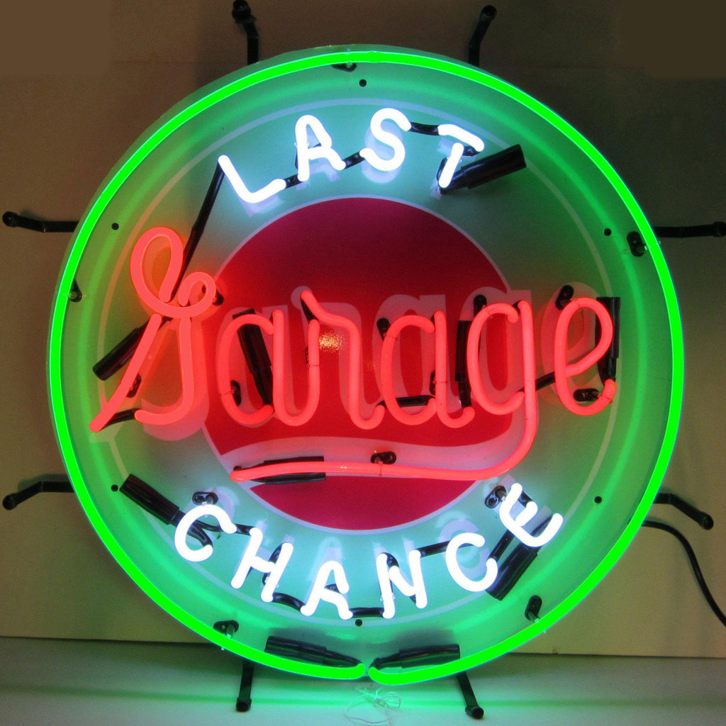 Last Chance Garage Neon Sign-Neon Signs-Grease Monkey Garage