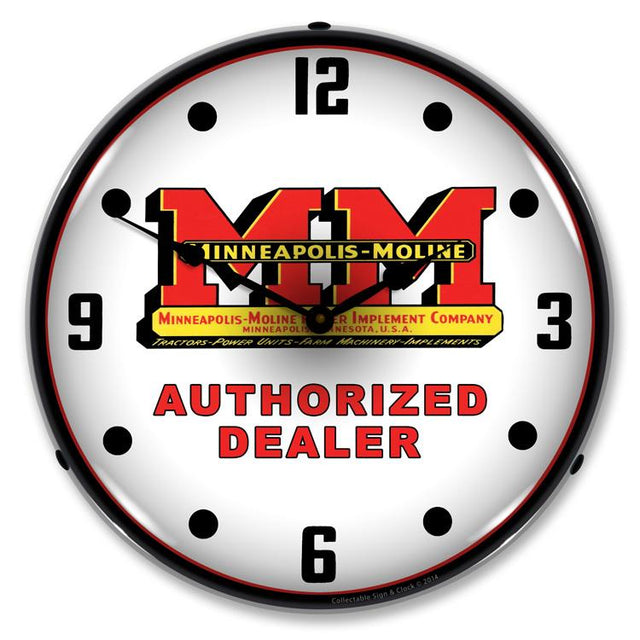 Minneapolis Moline LED Clock-LED Clocks-Grease Monkey Garage