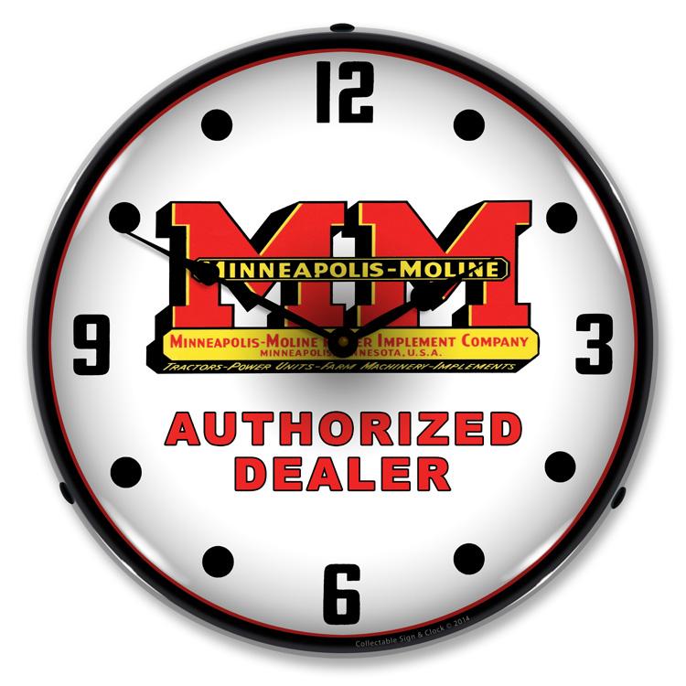 Minneapolis Moline LED Clock-LED Clocks-Grease Monkey Garage