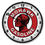 Mohawk Gasoline Backlit LED Clock-LED Clocks-Grease Monkey Garage