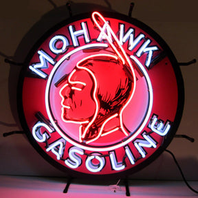 Mohawk Gasoline Neon Sign-Neon Signs-Grease Monkey Garage