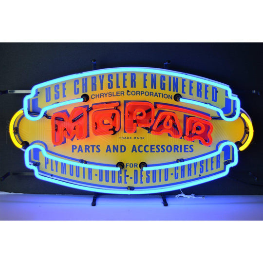 Neonetics Mopar Vintage Shield Neon Sign