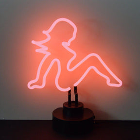 Mud Flap Girl Neon Sculpture-Neon Sculptures-Grease Monkey Garage