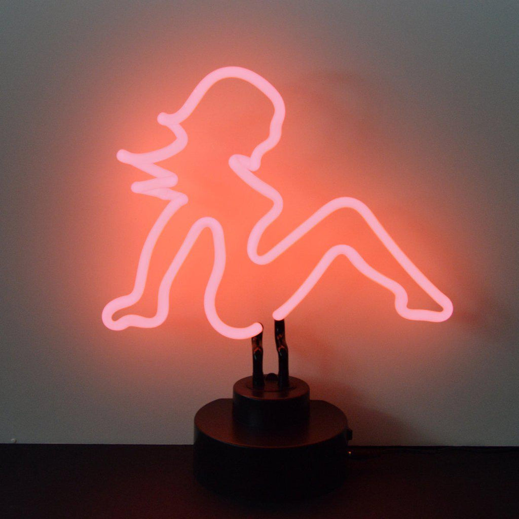 Mud Flap Girl Neon Sculpture-Neon Sculptures-Grease Monkey Garage