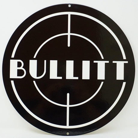 Mustang Bullitt Emblem Metal Sign-Metal Signs-Grease Monkey Garage