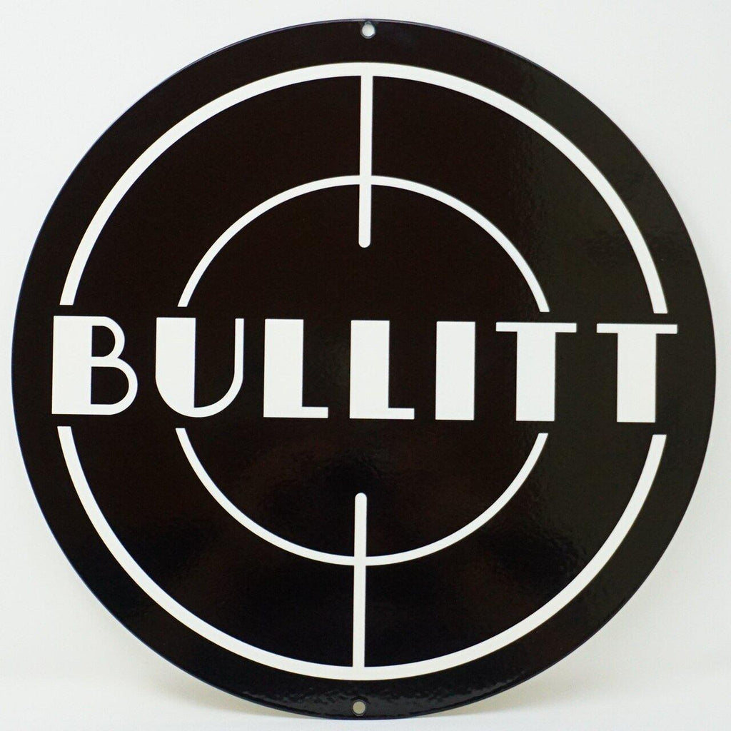 Mustang Bullitt Emblem Metal Sign-Metal Signs-Grease Monkey Garage