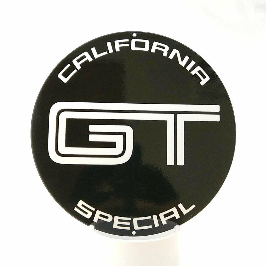 Mustang California Special Emblem Metal Sign-Metal Signs-Grease Monkey Garage