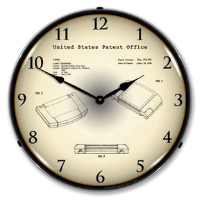 Nintendo 64 Game Cartridge1995 Patent Backlit LED Clock-LED Clocks-Grease Monkey Garage