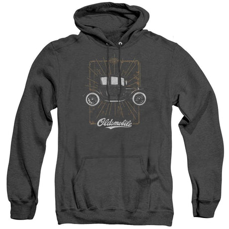 Oldsmobile 1912 Defender Heather Hoodie-Grease Monkey Garage