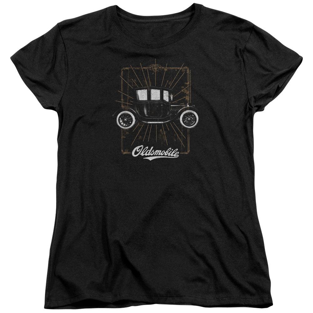 Oldsmobile 1912 Defender Women's Short-Sleeve T-Shirt-Grease Monkey Garage