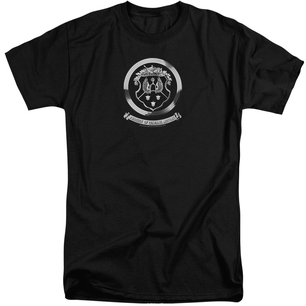 Oldsmobile 1930's Crest Emblem Tall Short-Sleeve T-Shirt-Grease Monkey Garage