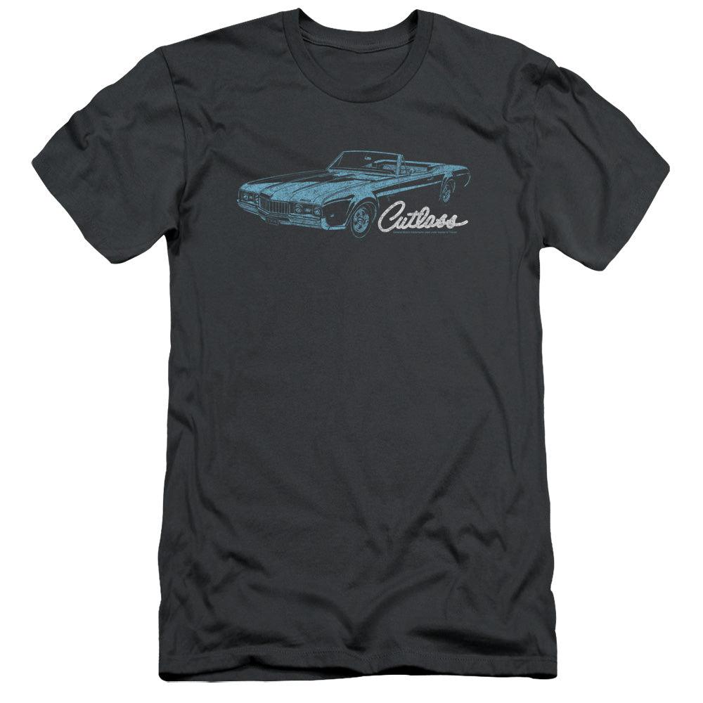 Oldsmobile 1968 Cutlass Convertible Short-Sleeve T-Shirt-Grease Monkey Garage