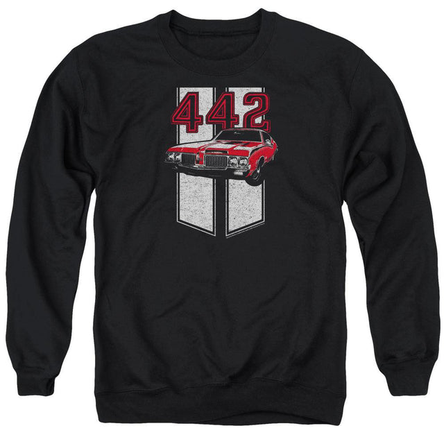 Oldsmobile 442 Crewneck Sweatshirt-Grease Monkey Garage