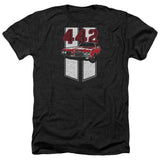 Oldsmobile 442 Poly/Cotton Blend Short-Sleeve T-Shirt-Grease Monkey Garage