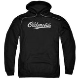 Oldsmobile Cursive Logo Pullover Hoodie-Grease Monkey Garage