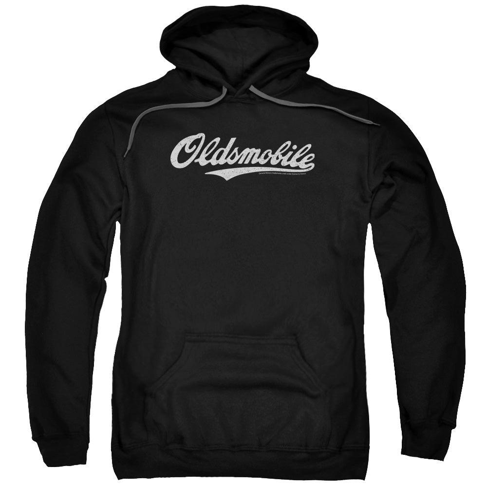 Oldsmobile Cursive Logo Pullover Hoodie-Grease Monkey Garage