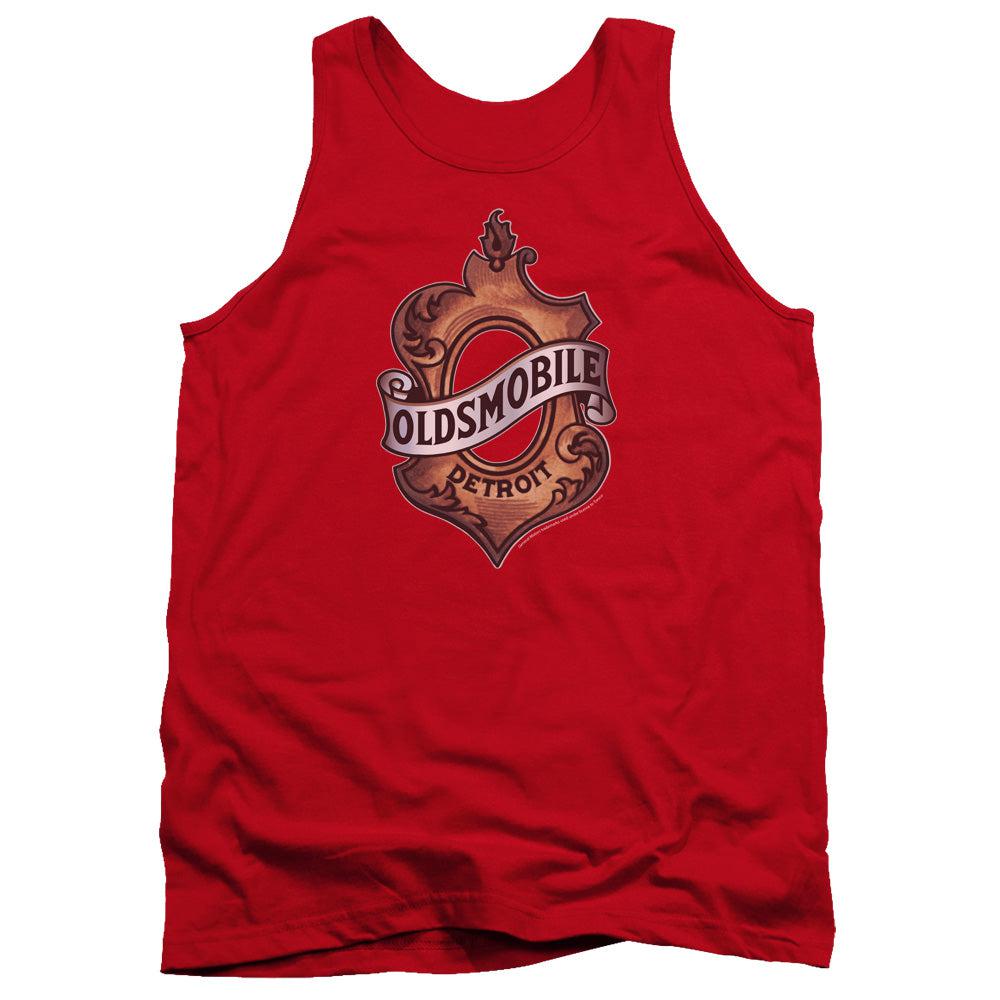Oldsmobile Detroit Emblem Tank Top-Grease Monkey Garage