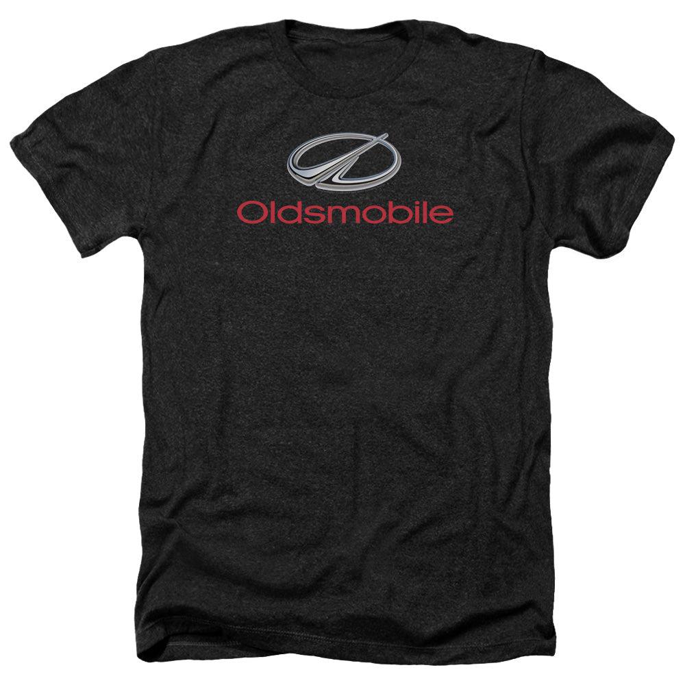 Oldsmobile Modern Logo Poly/Cotton Blend Short-Sleeve T-Shirt-Grease Monkey Garage