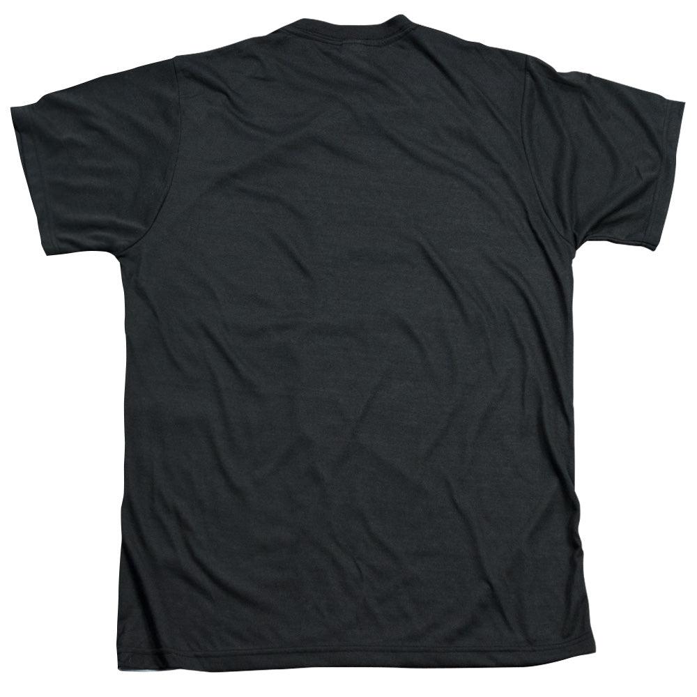 Oldsmobile Oversized and Faded Logo Black Back Short-Sleeve T-Shirt-Grease Monkey Garage
