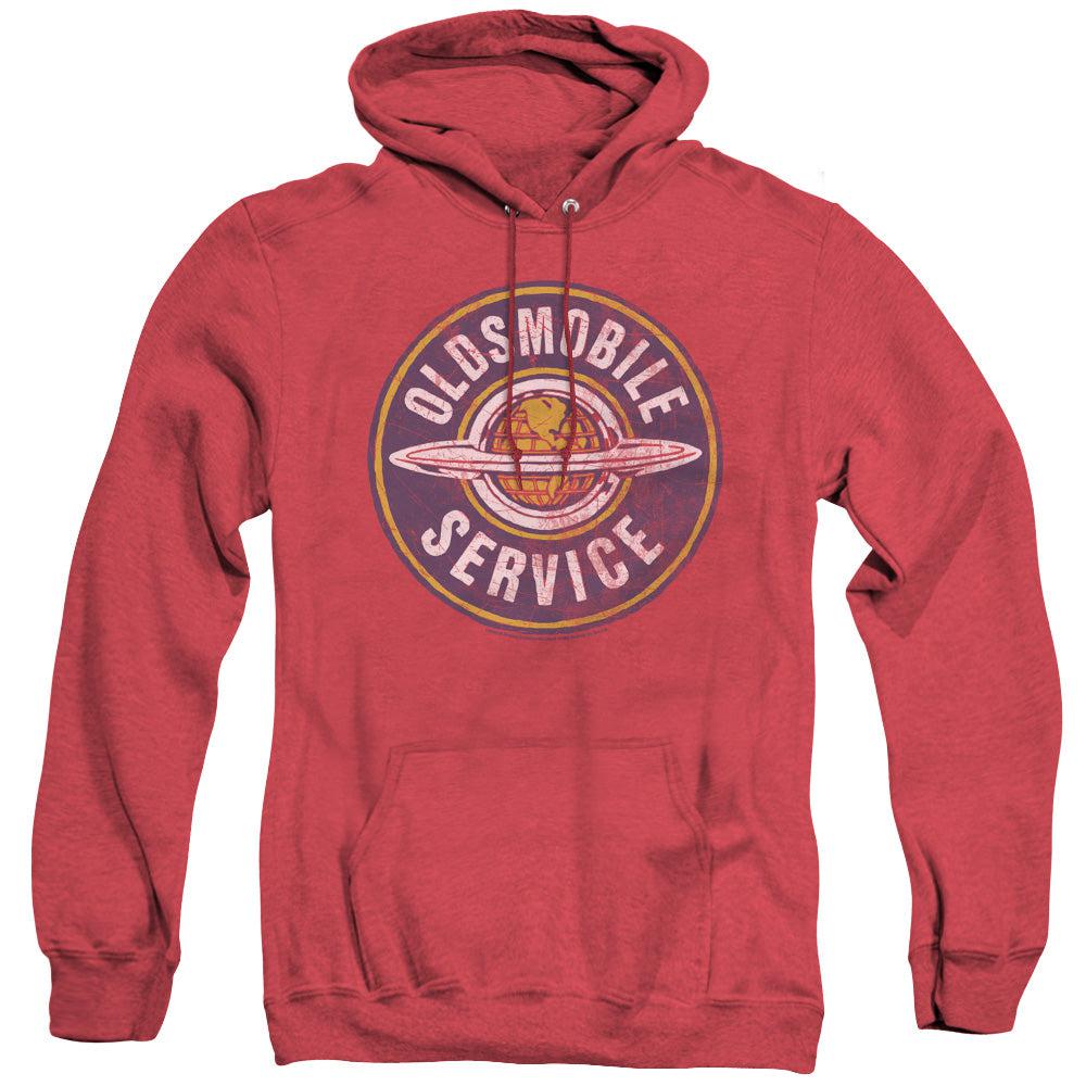 Oldsmobile - Maglietta Unisex Con Logo Vintage, 100% Cotone, Colore Rosso Erica, Taglia XL