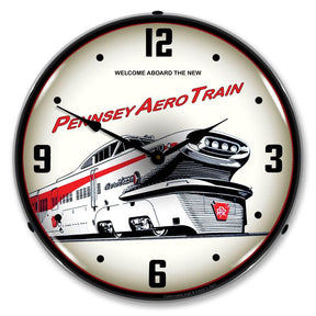 Pennsey Aero Train LED Clock-LED Clocks-Grease Monkey Garage