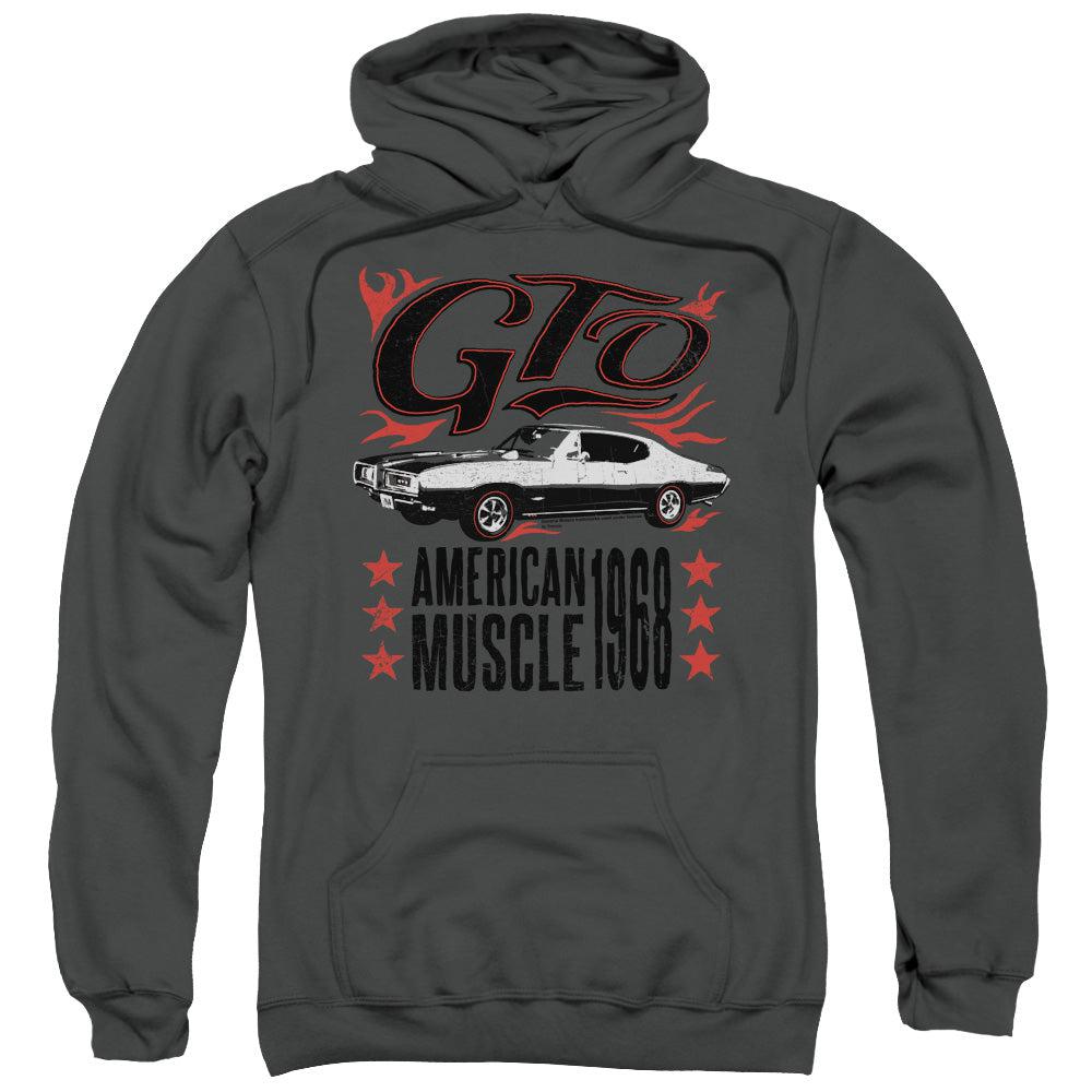 Pontiac 1968 GTO American Muscle Pullover Hoodie-Grease Monkey Garage