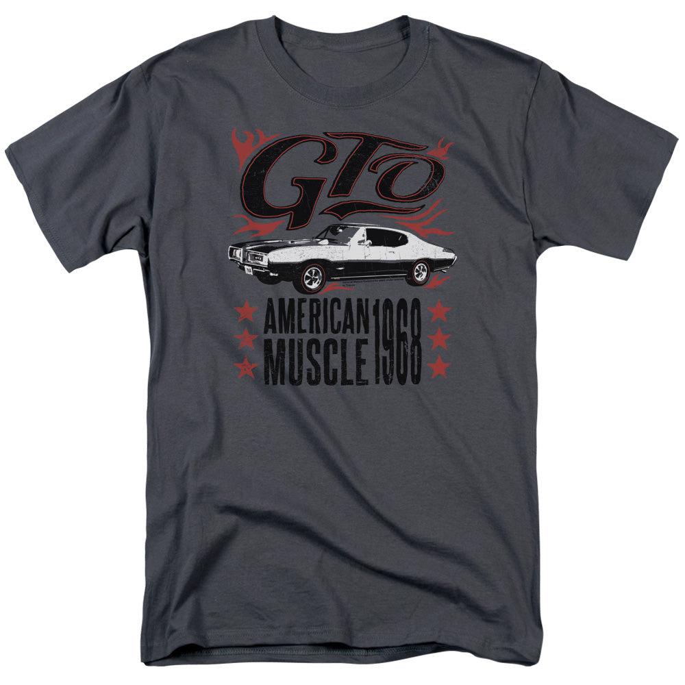 Pontiac 1968 GTO American Muscle Short-Sleeve T-Shirt-Grease Monkey Garage