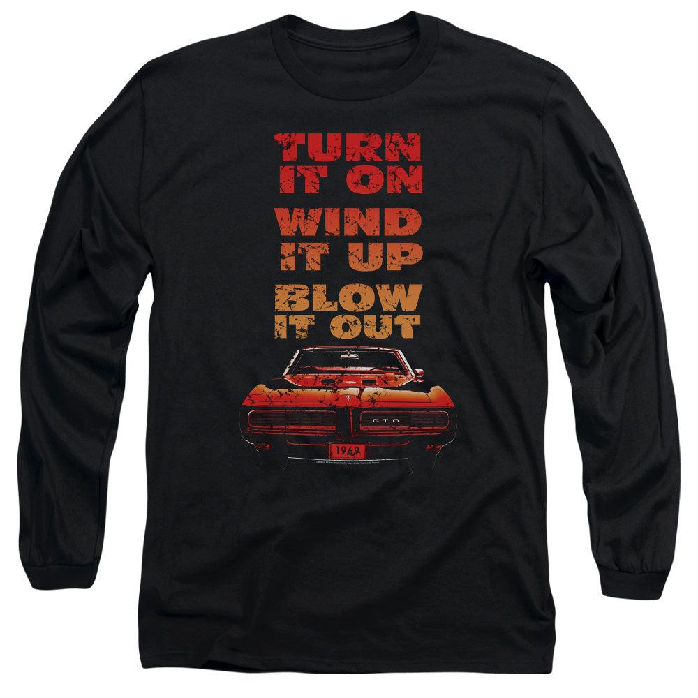 Pontiac 1969 GTO Blow It Out Long-Sleeve T-Shirt-Grease Monkey Garage