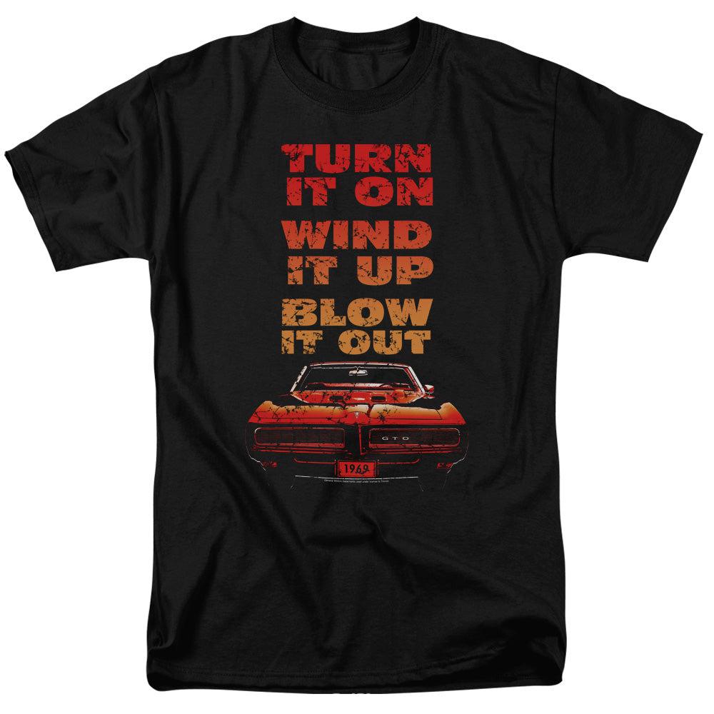 Pontiac 1969 GTO Blow It Out Short-Sleeve T-Shirt-Grease Monkey Garage