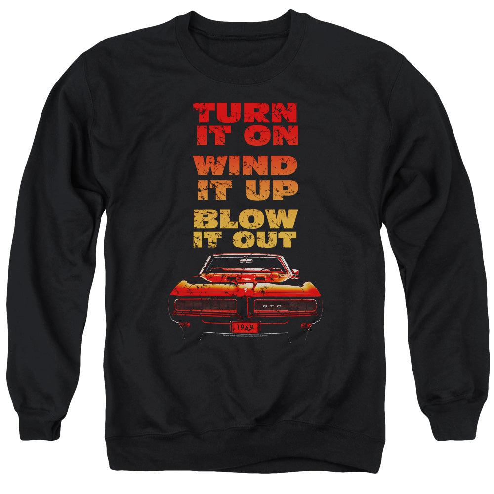 Pontiac 1969 GTO Blow It Out Sweatshirt-Grease Monkey Garage