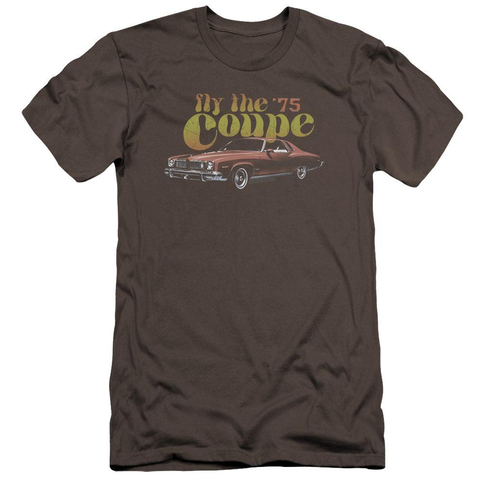 Pontiac 1975 Fly the Coupe Pontiac Grand LeMans Premium Slim Fit Short-Sleeve T-Shirt-Grease Monkey Garage