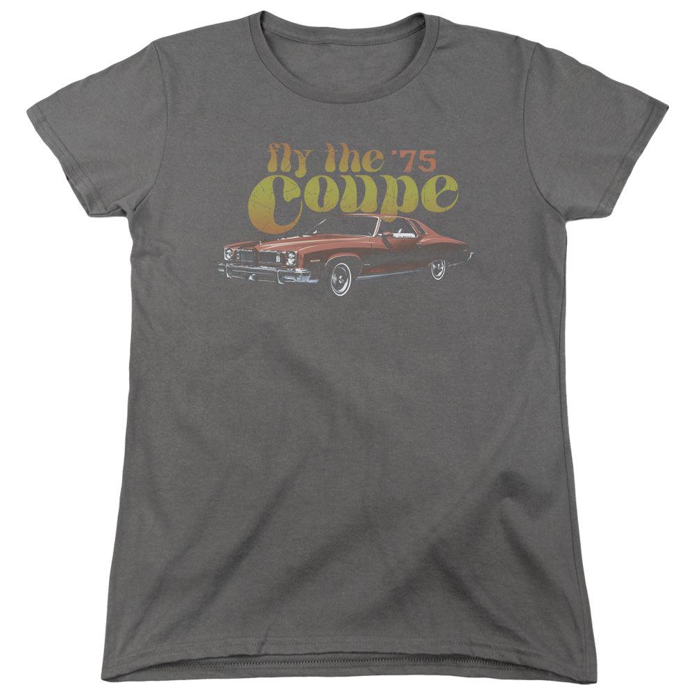 Pontiac 1975 Fly the Coupe Pontiac Grand LeMans Women's Short-Sleeve T-Shirt-Grease Monkey Garage