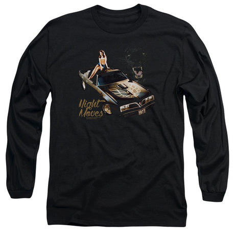 Pontiac 1977 Trans Am Night Moves Long-Sleeve T-Shirt-Grease Monkey Garage