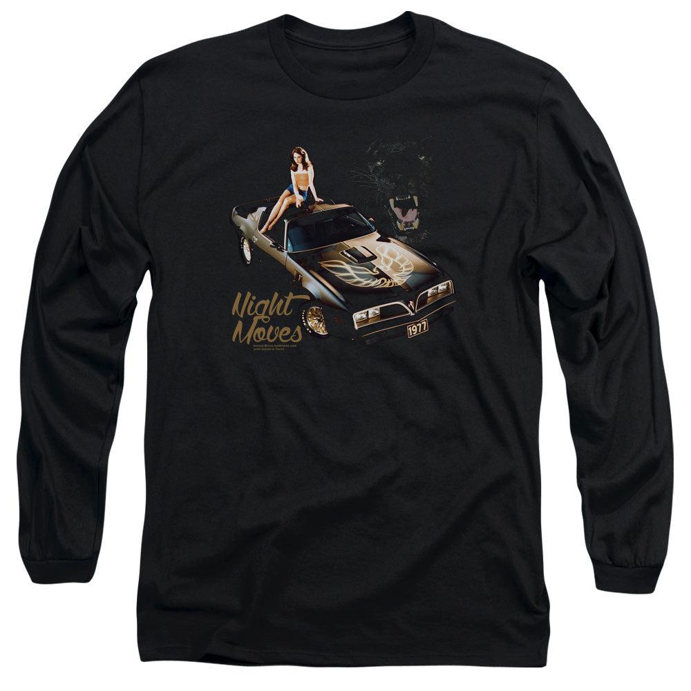 Pontiac 1977 Trans Am Night Moves Long-Sleeve T-Shirt-Grease Monkey Garage