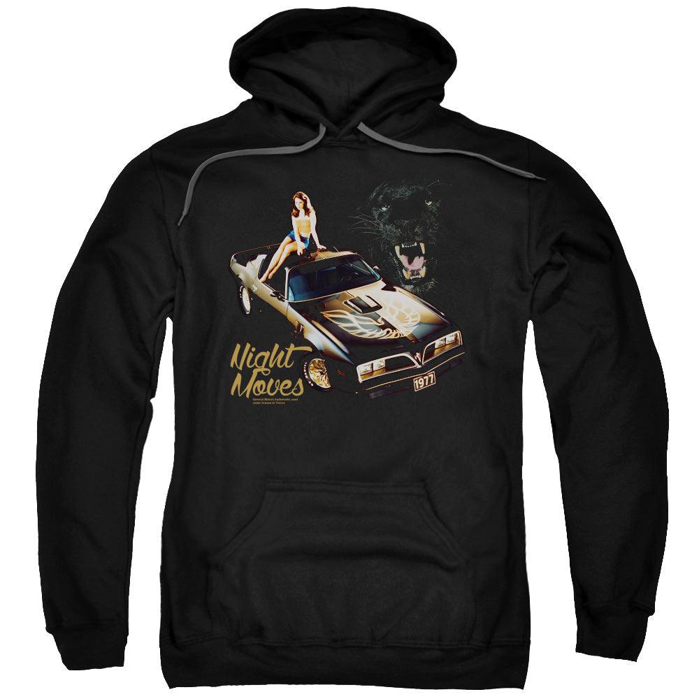 Pontiac 1977 Trans Am Night Moves Pullover Hoodie-Grease Monkey Garage